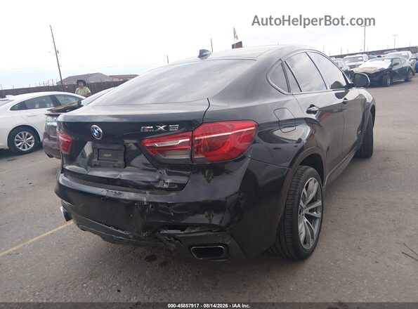 5UXKU6C5XG0R33937 2016 BMW X6 Black Trasero derecho