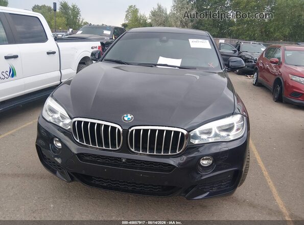 5UXKU6C5XG0R33937 2016 BMW X6 Black Vista del cuadro de instrumentos