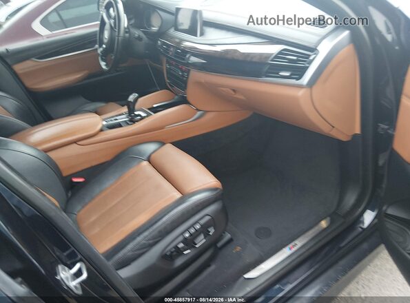 5UXKU6C5XG0R33937 2016 BMW X6 Black Vista interior delantera