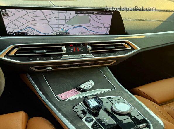 5UXTA6C00M9F01336 2021 BMW X5 Черный Вид сзади