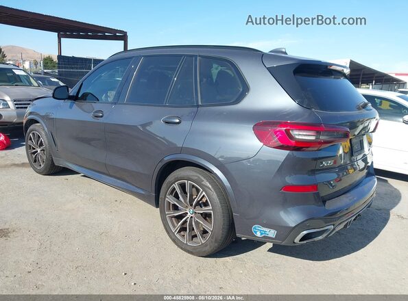 5UXTA6C00M9H08826 2021 BMW X5 Gray Հետևի ձախ