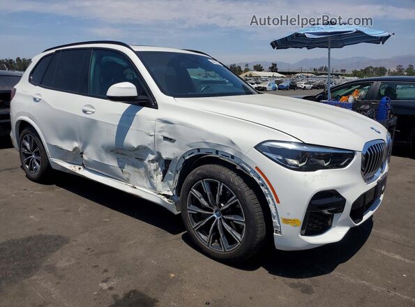 5UXTA6C00P9N60789 2023 BMW X5 Белый Передняя правая четверть