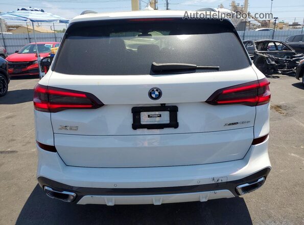 5UXTA6C00P9N60789 2023 BMW X5 Белый Вид сзади
