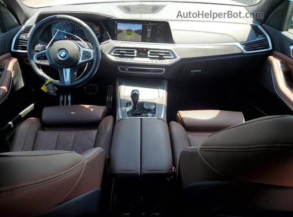 5UXTA6C00P9N60789 2023 BMW X5 Белый Вид панели приборов