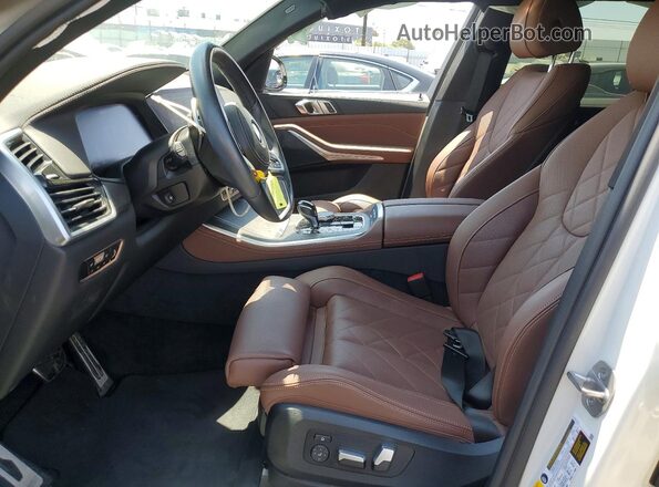 5UXTA6C00P9N60789 2023 BMW X5 Белый Вид салона спереди