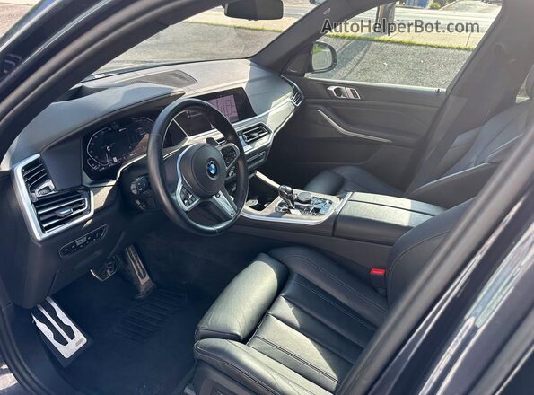 5UXTA6C01M9F30456 2021 BMW X5 Black Вид щитка приладів
