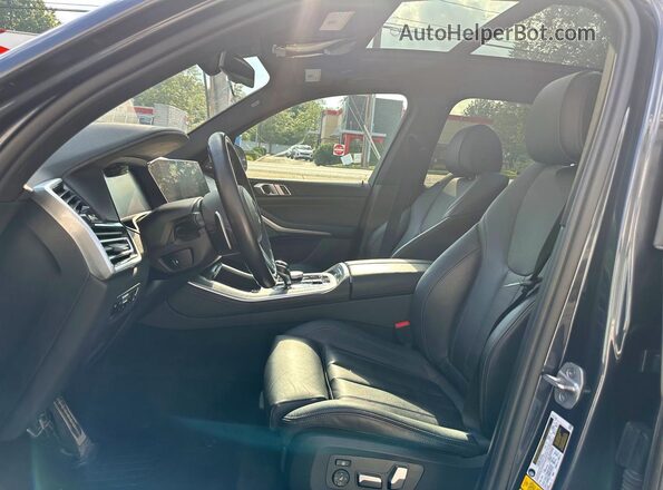 5UXTA6C01M9F30456 2021 BMW X5 Black Вид задніх сидінь