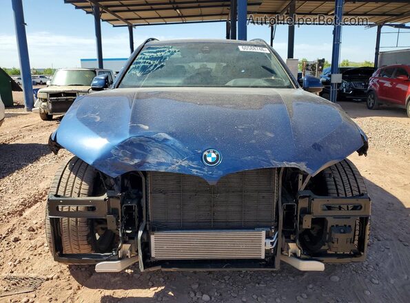 5UXTA6C01P9N76211 2023 BMW X5 Blue Вид спереду
