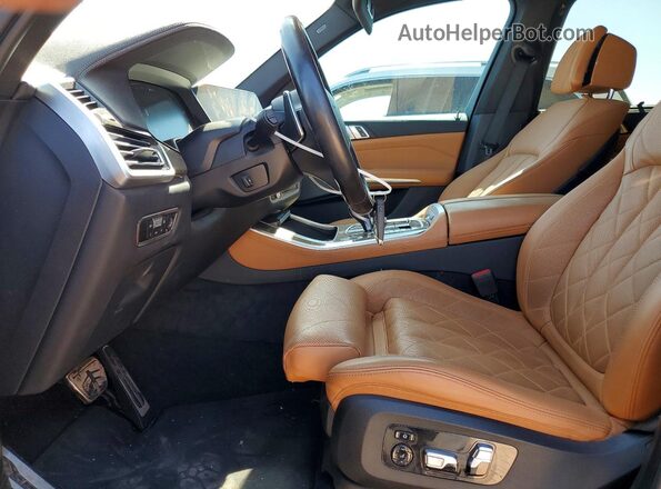 5UXTA6C01P9N76211 2023 BMW X5 Blue Вид салону спереду