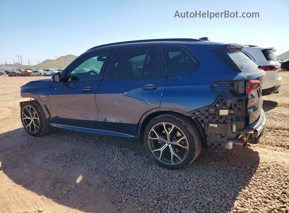 5UXTA6C01P9N76211 2023 BMW X5 Blue Задня ліва чверть