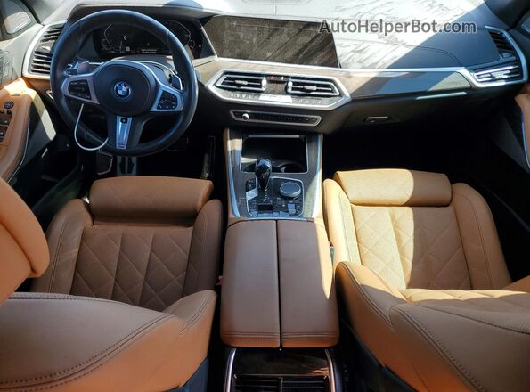 5UXTA6C01P9N76211 2023 BMW X5 Blue Вид панелі приладів
