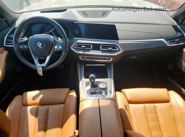 5UXTA6C02N9L41295 2022 BMW X5 Green Widok deski rozdzielczej