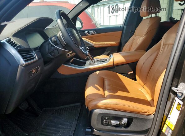 5UXTA6C02N9L41295 2022 BMW X5 Green Widok wnętrza z przodu