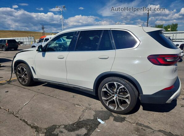 5UXTA6C04M9G68363 2021 BMW X5 White Delantero derecho