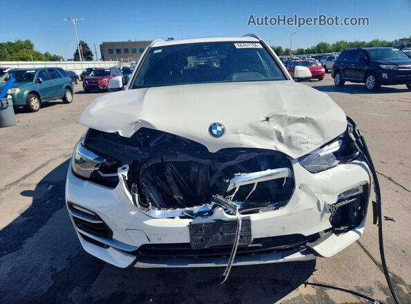 5UXTA6C04M9G68363 2021 BMW X5 White Vista de los asientos traseros