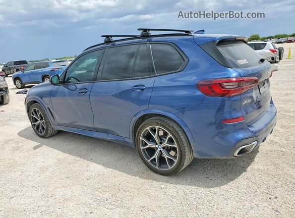 5UXTA6C04P9P81831 2023 BMW X5 Blue Հետևի ձախ