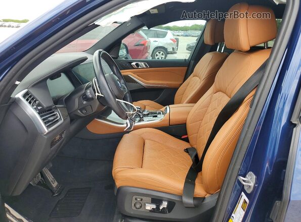 5UXTA6C04P9P81831 2023 BMW X5 Blue Սալոնի դիմացի տեսք
