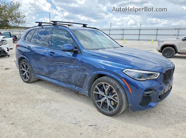 5UXTA6C04P9P81831 2023 BMW X5 Blue Առջևի աջ