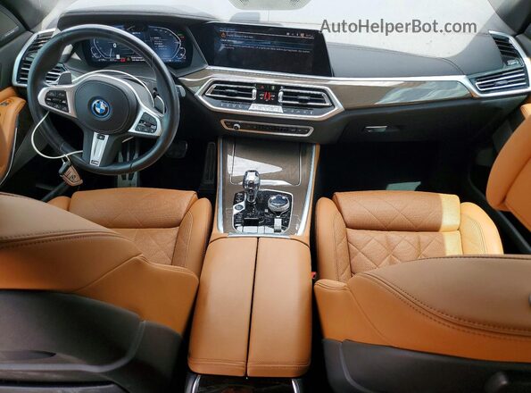 5UXTA6C04P9P81831 2023 BMW X5 Blue Առջևի վահանակի տեսք