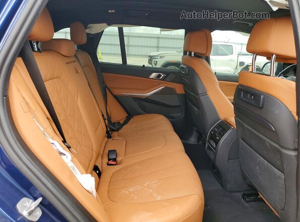 5UXTA6C04P9P81831 2023 BMW X5 Blue Հետևի նստատեղերի տեսք