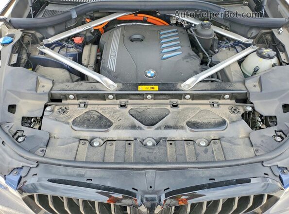 5UXTA6C04P9P81831 2023 BMW X5 Blue Սալոնի հետևի տեսք