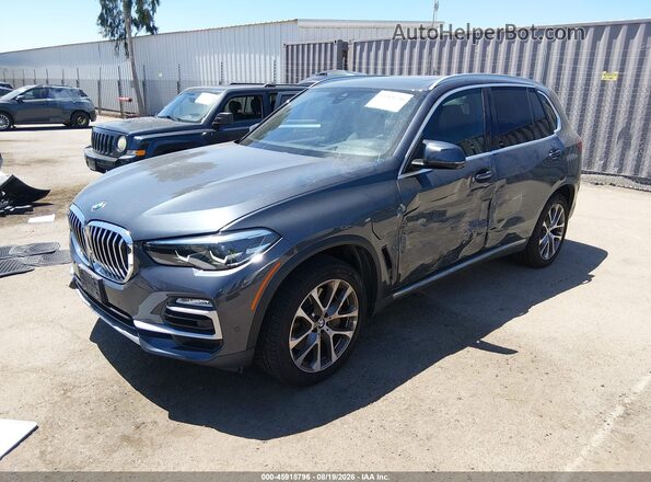5UXTA6C06M9D54472 2021 BMW X5 Серый Передняя левая четверть
