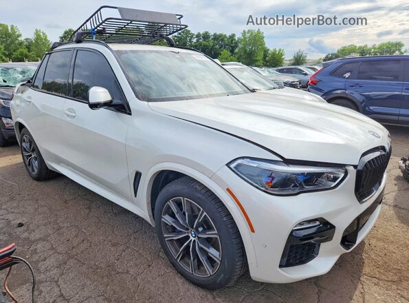5UXTA6C07M9E75429 2021 BMW X5 White Առջևի աջ