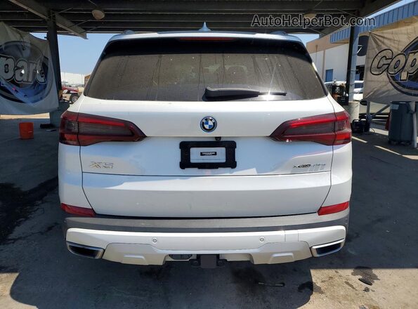5UXTA6C07N9J40007 2022 BMW X5 White Rear view