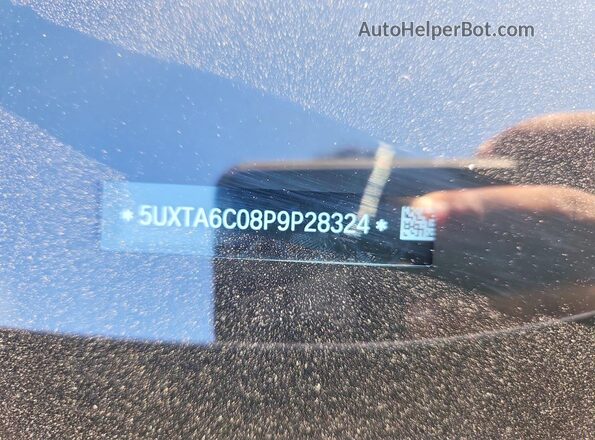 5UXTA6C08P9P28324 2023 BMW X5 Black VIN կոդի պիտակի տեսք