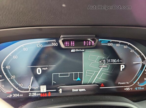 5UXTA6C09M9F27286 2021 BMW X5 Gray Սարքավորումների վահանակի տեսք