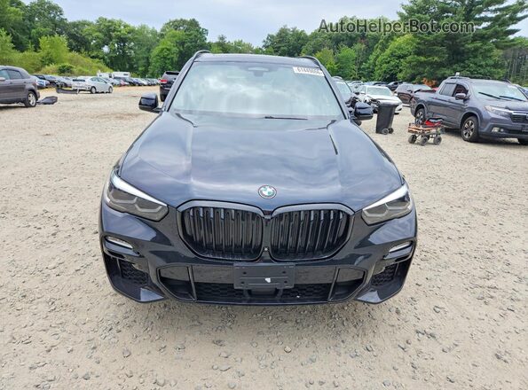 5UXTA6C09M9F27286 2021 BMW X5 Gray Դիմացի տեսք