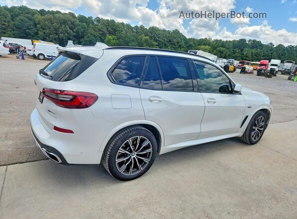 5UXTA6C09N9M26537 2022 BMW X5 Белый Задняя правая четверть