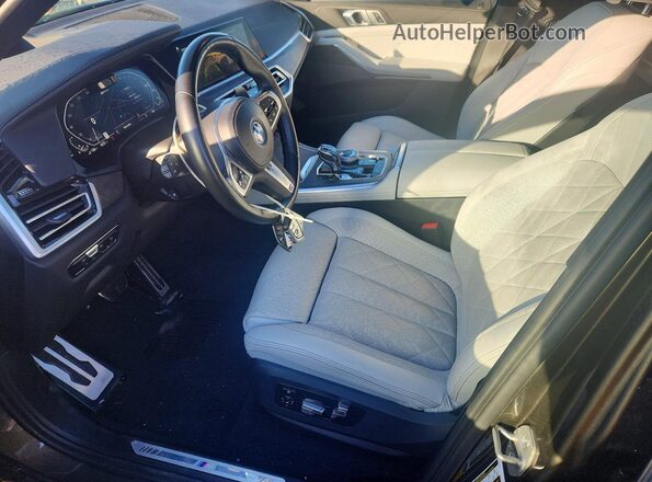 5UXTA6C09P9P83302 2023 BMW X5 Charcoal Vista del salpicadero