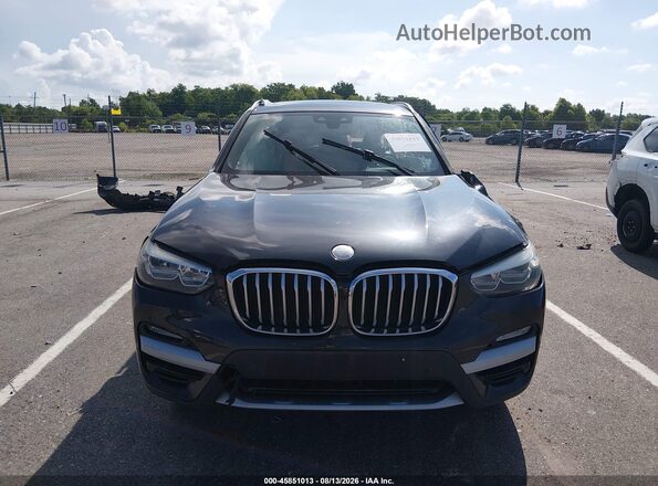 5UXTR7C50KLE98187 2019 BMW X3 Black Առջևի վահանակի տեսք