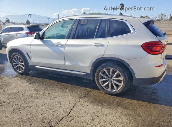 5UXTR7C50KLF23850 2019 BMW X3 White უკანა მარცხენა