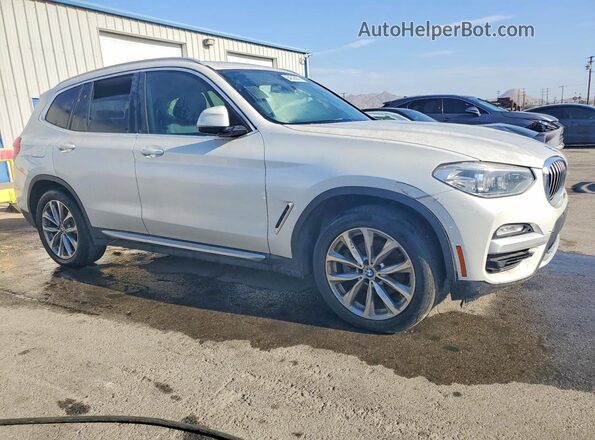 5UXTR7C50KLF23850 2019 BMW X3 White წინა მარჯვენა
