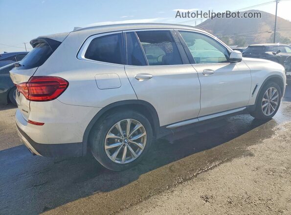 5UXTR7C50KLF23850 2019 BMW X3 White უკანა მარჯვენა