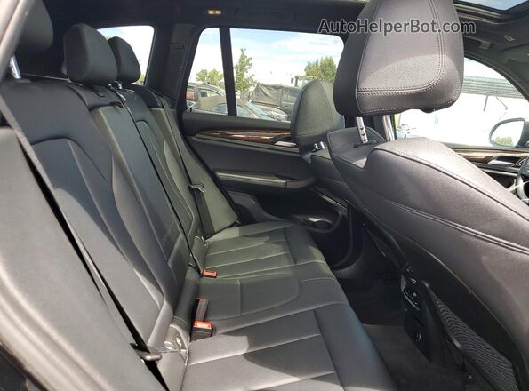 5UXTR7C50KLF23962 2019 BMW X3 Black Вид задньої частини салону