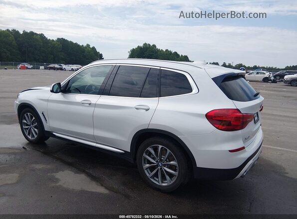 5UXTR7C50KLF25310 2019 BMW X3 White Tył lewy