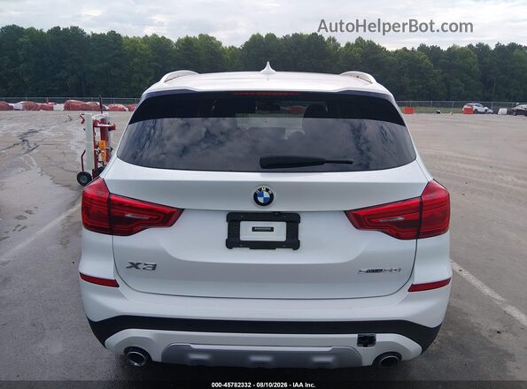 5UXTR7C50KLF25310 2019 BMW X3 White 