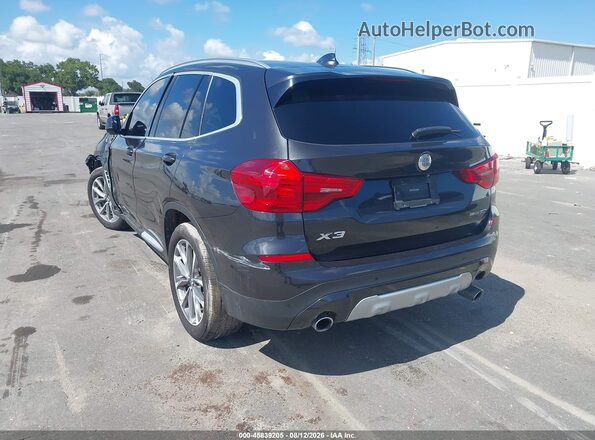 5UXTR7C50KLF30507 2019 BMW X3 Gray Հետևի ձախ