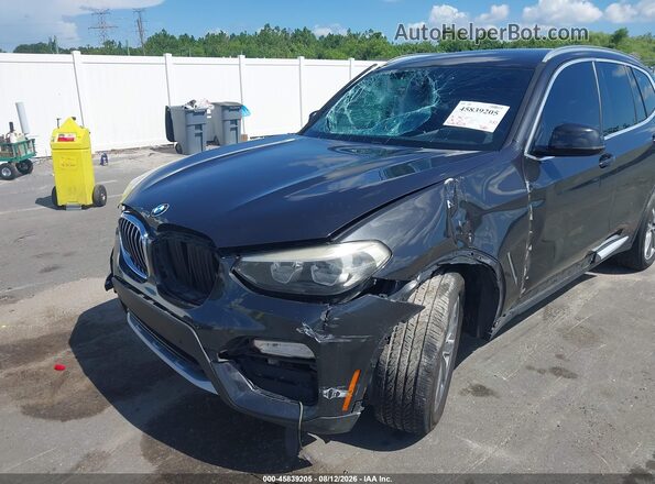 5UXTR7C50KLF30507 2019 BMW X3 Gray Դիմացի տեսք