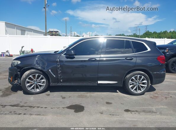 5UXTR7C50KLF30507 2019 BMW X3 Gray Սալոնի հետևի տեսք