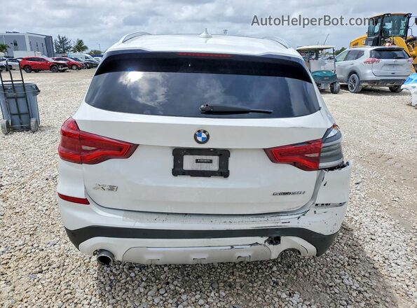 5UXTR7C51KLF26532 2019 BMW X3 White Vista trasera