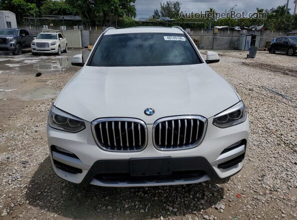 5UXTR7C51KLF26532 2019 BMW X3 White Vista frontal