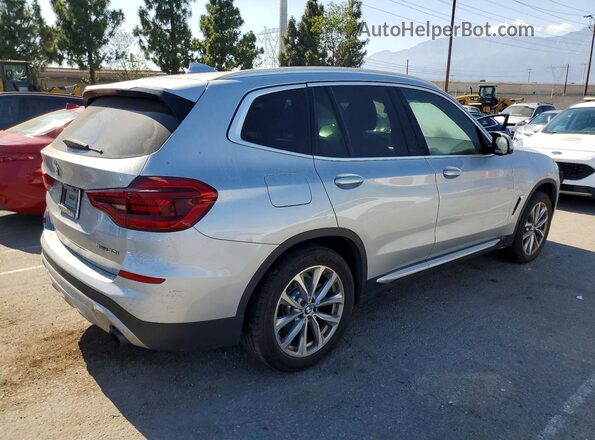 5UXTR7C51KLF31326 2019 BMW X3 Silver Tył prawy