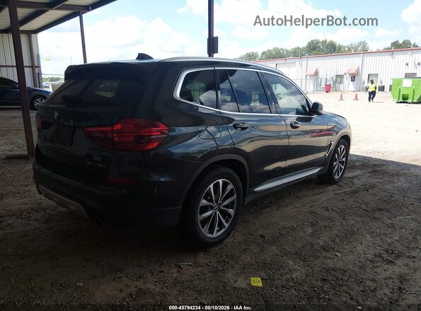 5UXTR7C51KLR45221 2019 BMW X3 Серый Задняя правая четверть