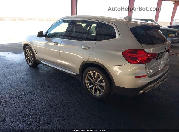 5UXTR7C51KLR51147 2019 BMW X3 Silver უკანა მარცხენა