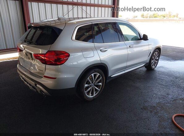 5UXTR7C51KLR51147 2019 BMW X3 Silver უკანა მარჯვენა