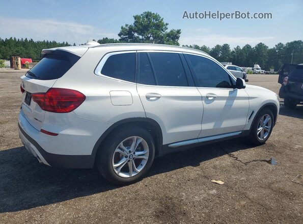 5UXTR7C52KLF28161 2019 BMW X3 White Задня права чверть